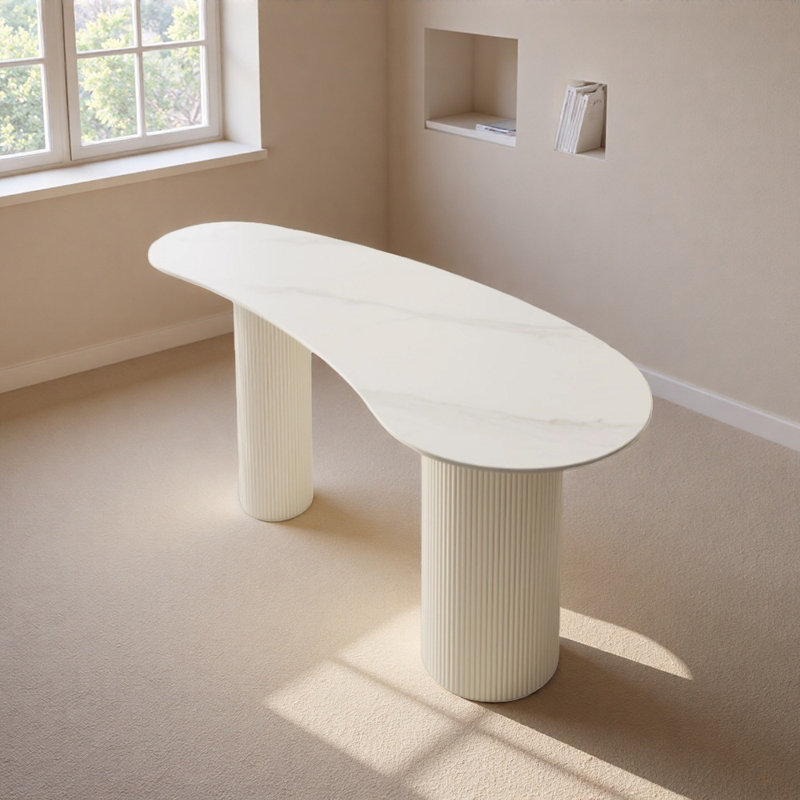 Bureau 29,52 ", H 29,52 po x l 47,24 po x P 23,62 po, Gris / Blanc