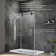 48-52” W x 78” H Sliding Frameless Shower Door
