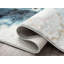 Tapis abstrait bleu / beige Almeera-1359306350