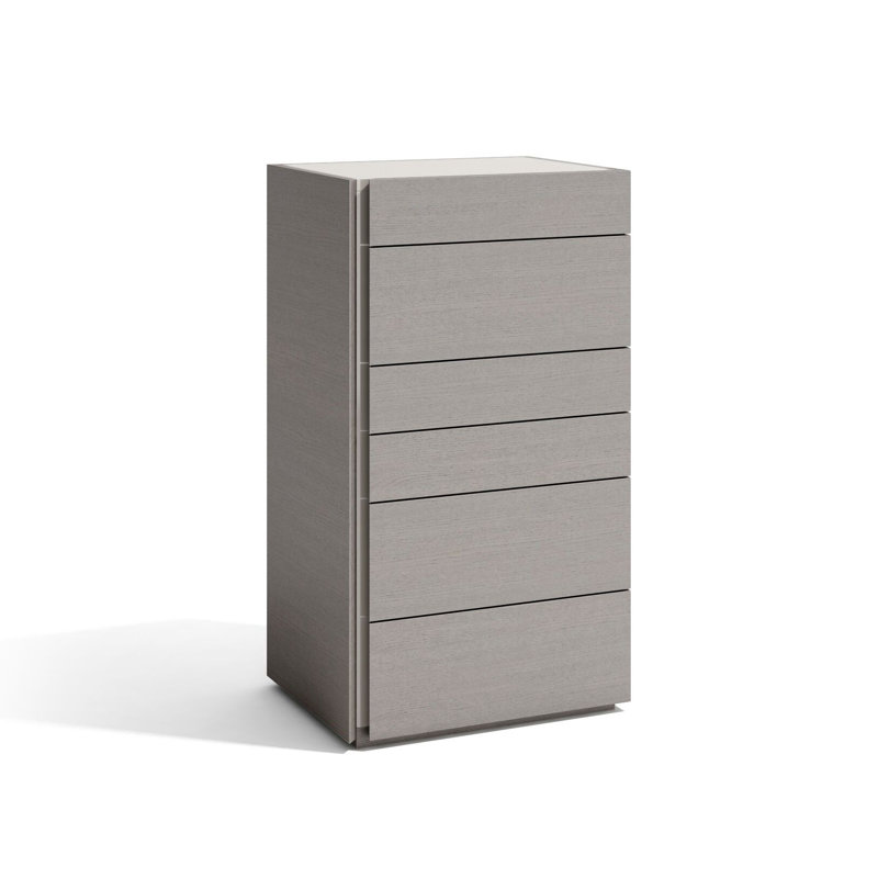 Popham 23.6'' W 6 - Drawer Dresser, Grey