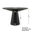 Table de salle à manger ronde 48 "Roundhill Furniture Rocco, ébène