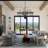 Black Chandelier 24 Light, Large Modern Farmhouse Chandeliers For Dining Room, Industrial Candle Pendant Lighting Fixture For Foyer Hallway Entryway High Ceiling, Bedroom, Living Room-26904654-26904693-26904655