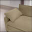 Canapé de salon moderne en tissu avec 4 coussins rembourrés et profonds-987429002