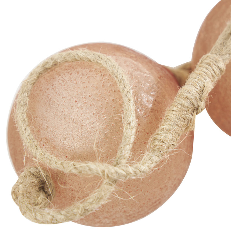Guirlande Pearl, L 91 po, Rose
