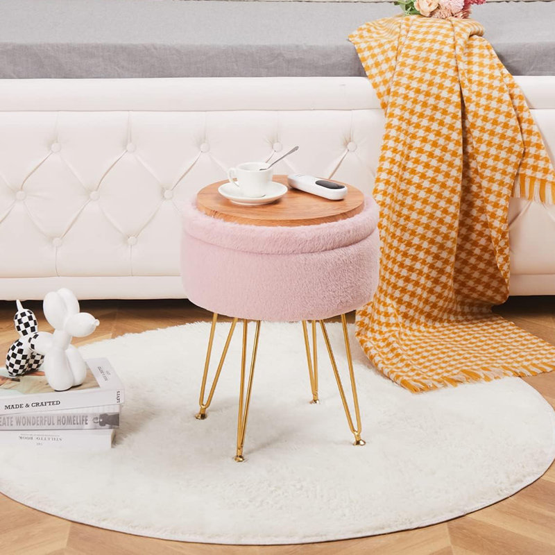 Fauteuil de coiffeuse, Rose