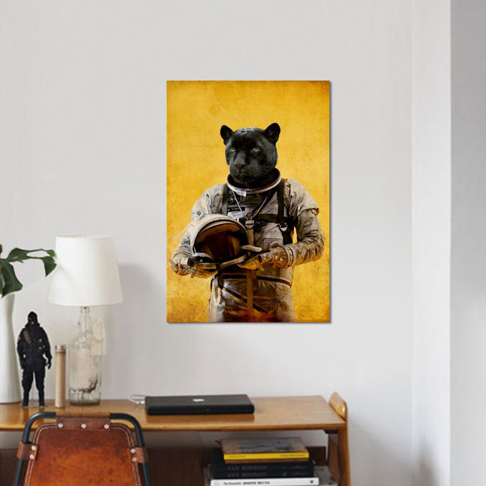 « space jag », impression sur toile, H 18 po x l 12 po x P 1,5 po, Toile tendue, Pas de tapis