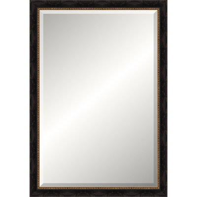 Gold Beaded Old World Mirror