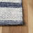 Alexio Striped Handwoven Wool/Cotton Navy Area Rug-22741577