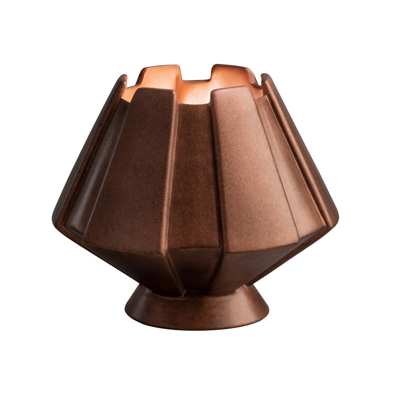 Percy Ceramic Novelty Lamp, Antique Copper, Incandescent