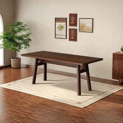 Walnut practical dining table