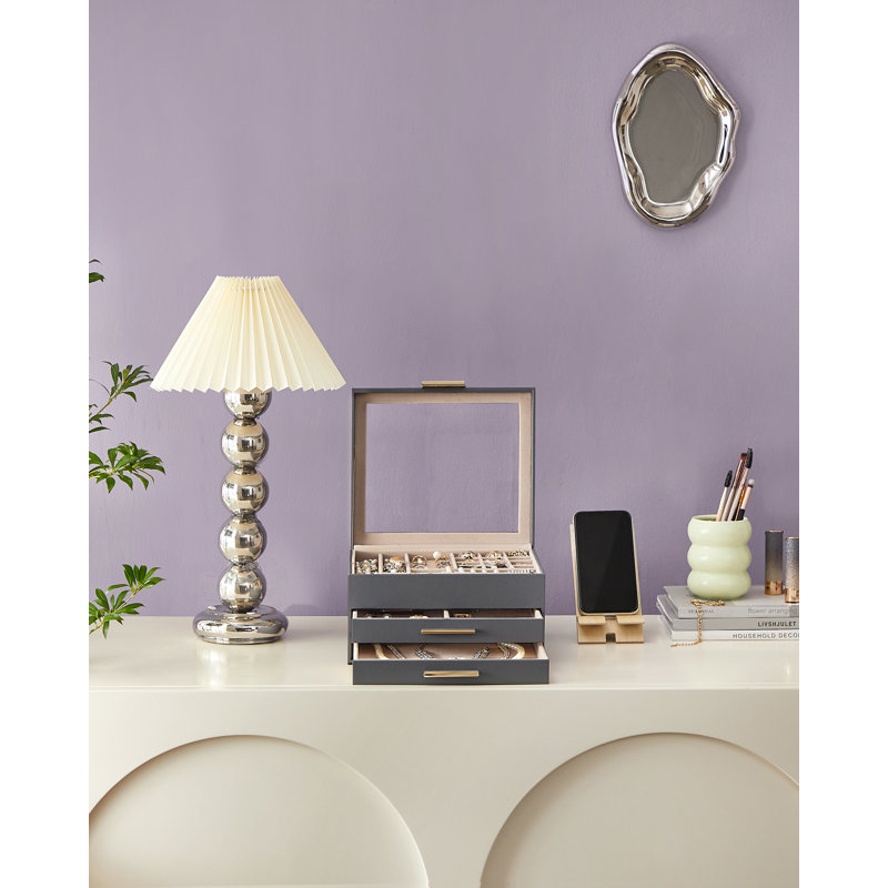 Betzy Jewellery Box +, Grey
