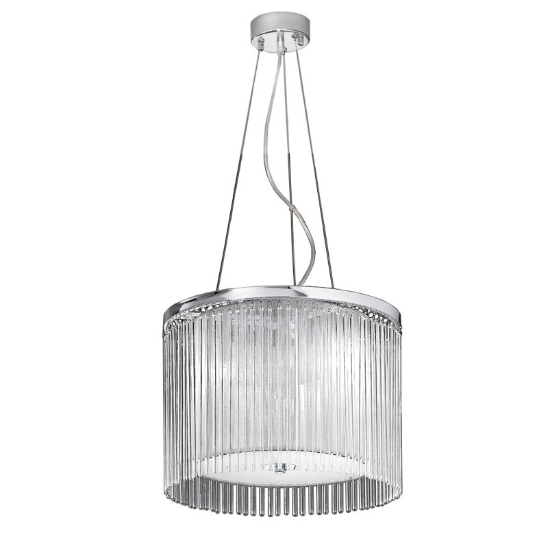 Emmy 3 - Light Chrome Drum Pendant