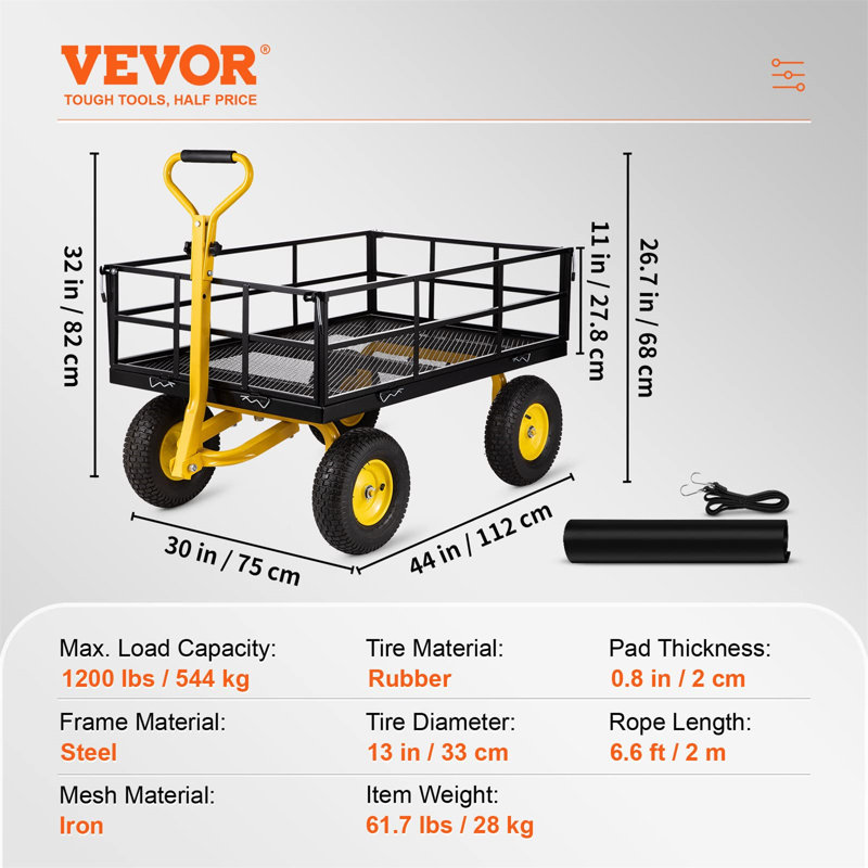 Ultra-Durable Garden Cart Garden Carts