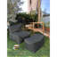 Ensemble de 2 fauteuils à billes Cozy, gris | 100% polyester et tissu imperméable | Fauteuil à billes: 29,5 po x 27,6 po x 37,4 po, hauteur du siège: 13,8 po | Tuffet: 29,5 po x 13,8 po x 13,8 po | Housse amovible zippée, mousse de mousse de styromousse recyclée-1158638229