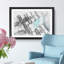 Westminster Abbey in London in Abstract - Picture Frame Graphic Art Print-55762393-55762396