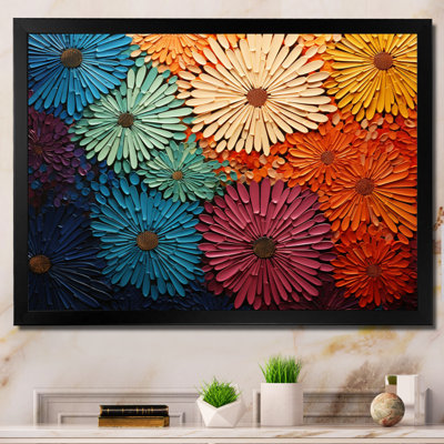 Mid Century Sunburst Serenade III - Art abstrait Mid-Century