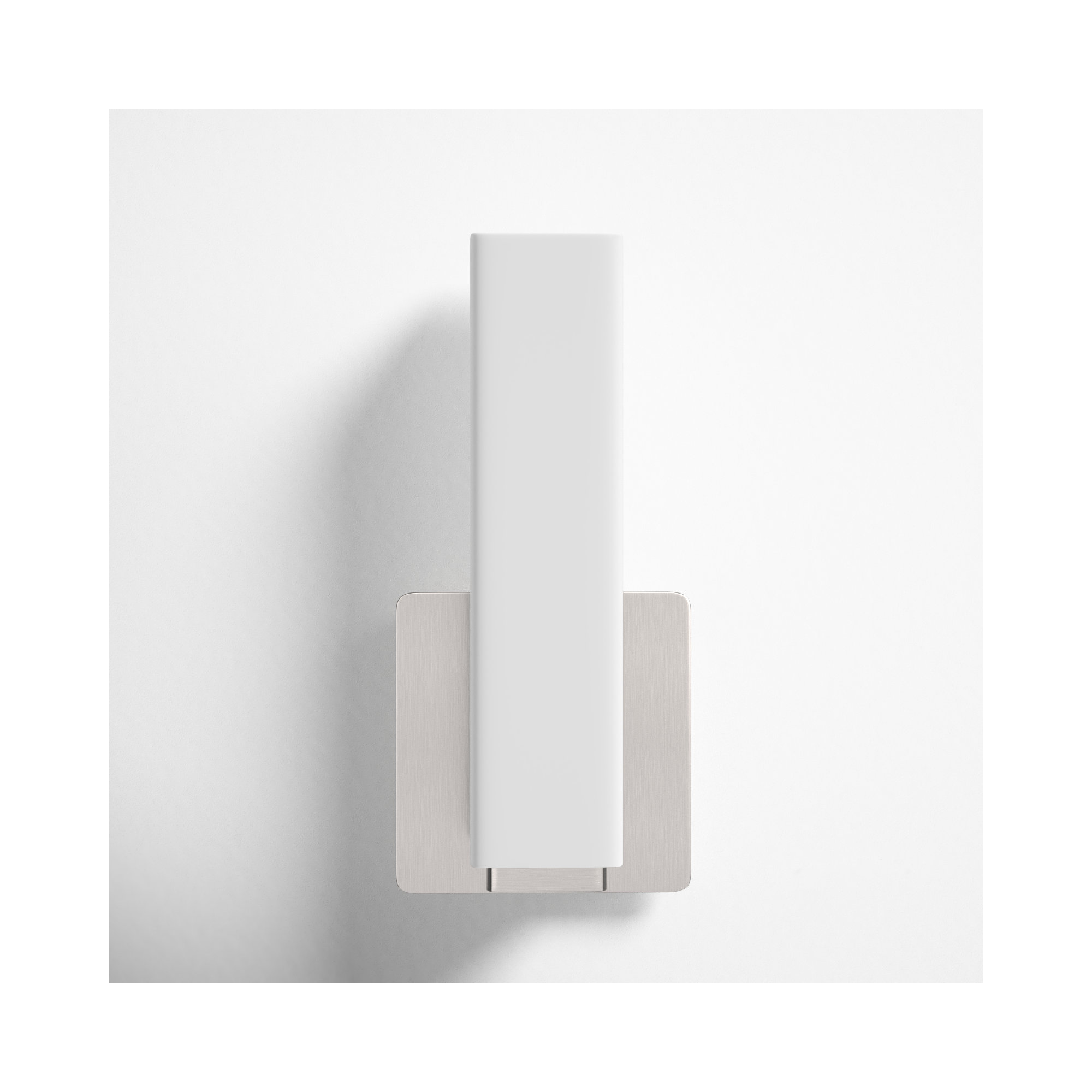 Erby 1-Light LED Flush Mount, Brushed Nickel, 11" H x 5" W x 3" D, 3500K