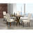17.5'' H Linen Upholstered Dining Chair