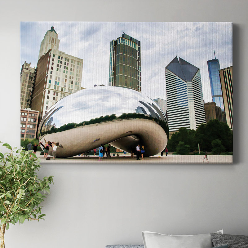 Cloud Gate Chicago " Cloud Gate Chicago ", 24" H x 36" W x 1" D