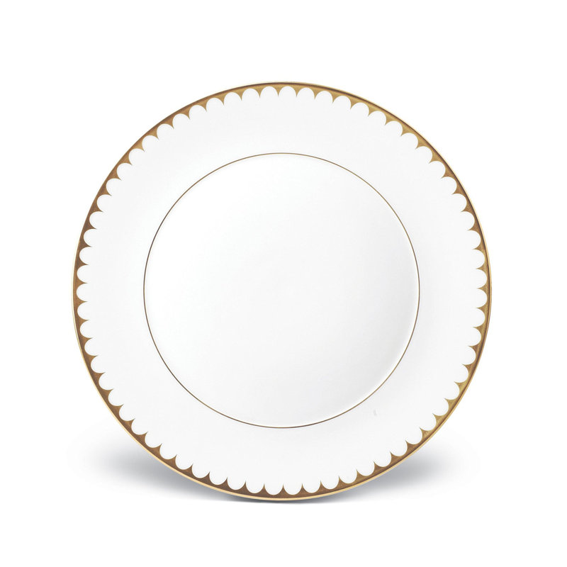Aegean Porcelain Dinnerware Set - Service for 1, White/Gold