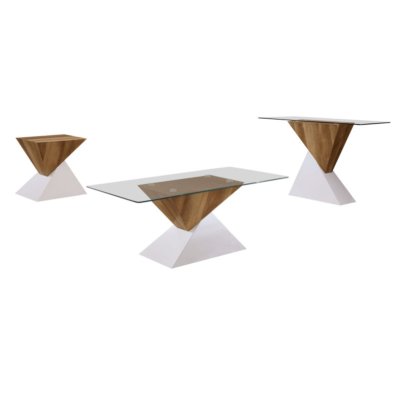 Ensemble de tables basses 3 pièces Bonifay