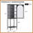 5-Tier Cube Bookshelf Storage Cabinet with 3 Adjustable Shelves-1520605760