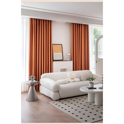 Rehansh Room Darkening Curtain Single Panel