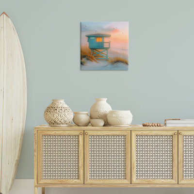 Coastal Charm Beach Canvas Wall Art by Steve Hunziker
