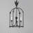 Paloma 3 - Light Steel Dimmable Lantern Birdcage Chandelier-96779269