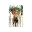 «Deer I» par Riza Peker - peinture sans cadre-399570319