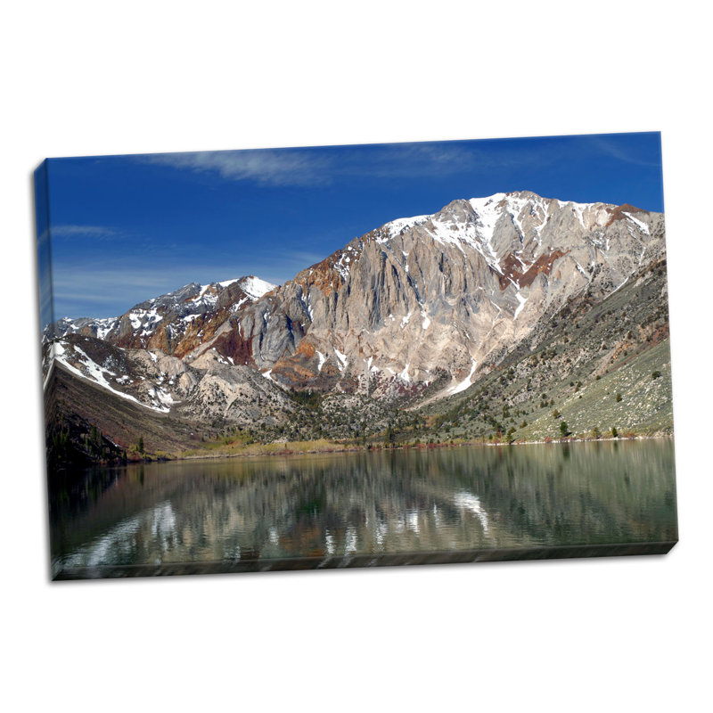 « convict lake », reproduction de photo sur toile tendue