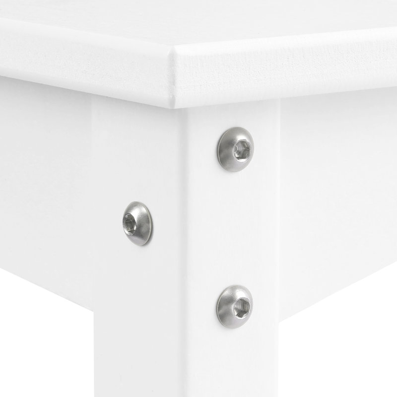 Table de buffet d'extérieur 55,5 po Vinnie, Blanc