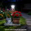 Décoration de jardin jardinière chat allongé
