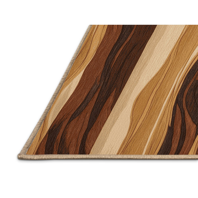  Tapis hawaïen lavable Koa, Rectangulaire 2 pi x 3 pi