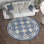 Tapis oriental bleu marine Wealden-1277310923