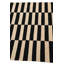 Tapis noir et blanc Ousley