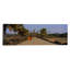 «Panoramic Two Monks Walking devant an Old Temple, Angkor Wat, Koh Reap, Cambodge» par Panoramic Images, reproduction de photo sur toile giclée-1894023628-1949226463