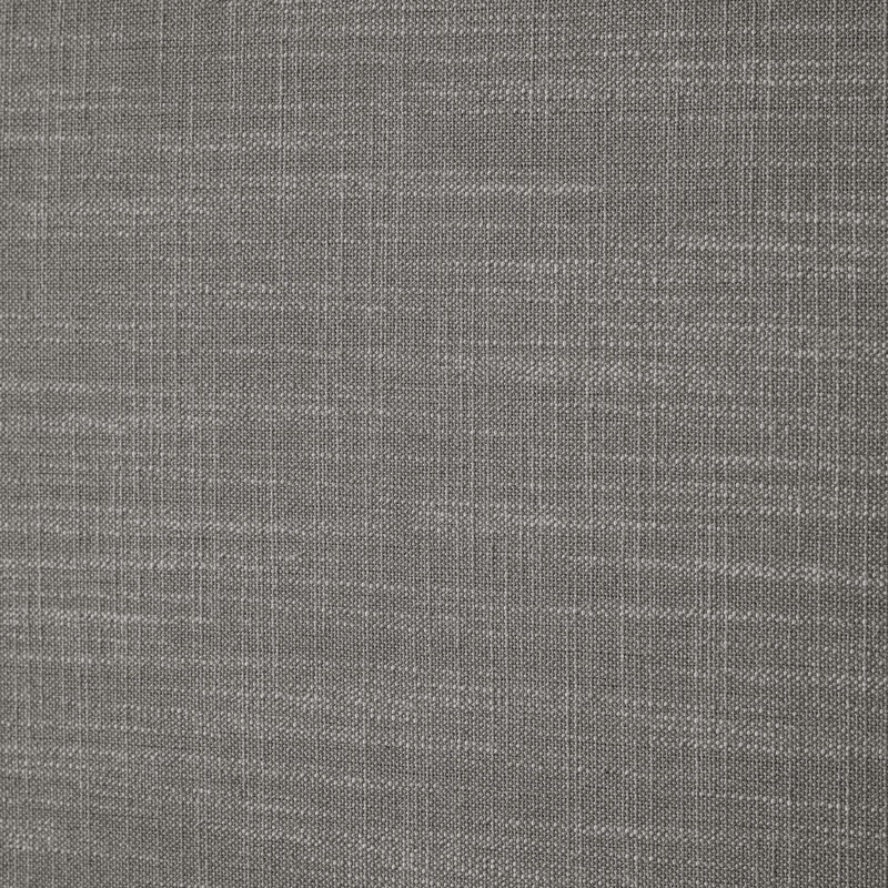 Bois massif Dunwich et plateforme rembourrée, Lin gris, Simple