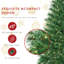 Arbre de Noël artificiel pin vert 4 pi avec 150 lumières claires