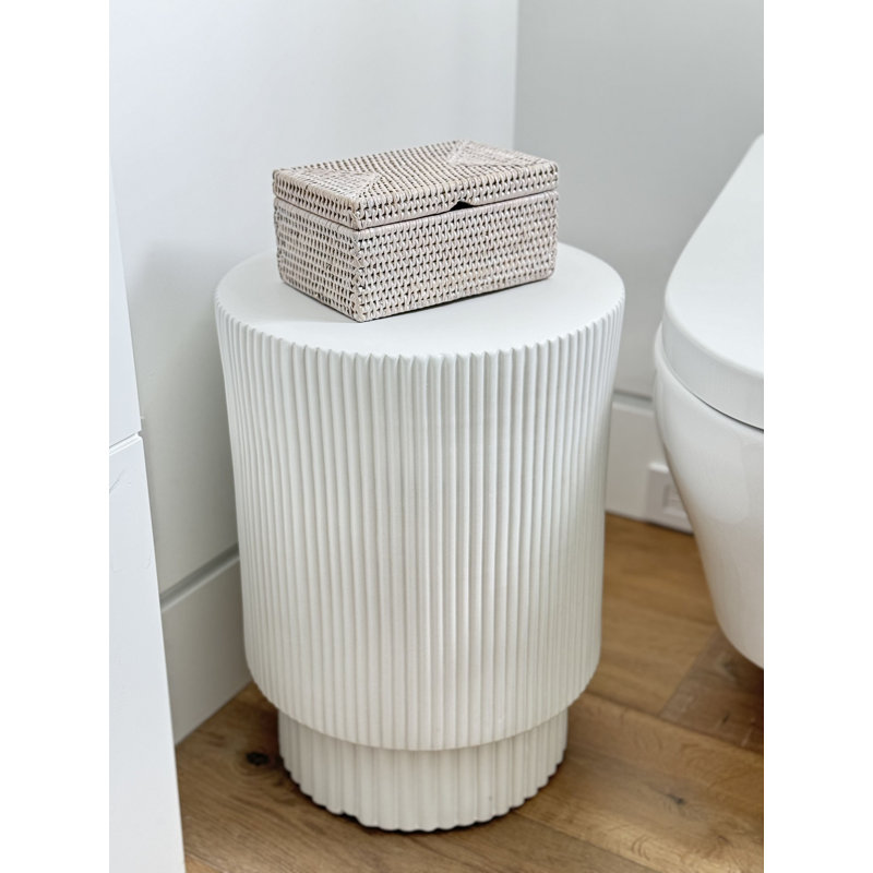 Panier en osier / rotin Everard, Lait de chaux