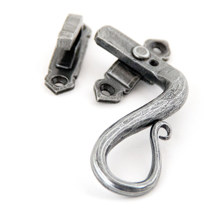 Shepherd's Crook Fastener Lock, Pewter