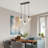 3-light Globe Glass Pendant