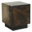St. George Square Side Table in Oxidized Copper