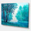 " Blue Coloured Tree Impression III " Painting Print-60161409-60161412