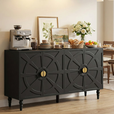 Vintage 55'' Buffet Cabinet With Storage