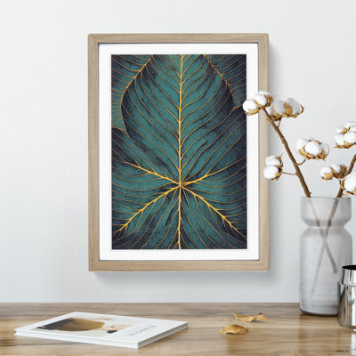 Mystical Leaf - Single Picture Frame Print