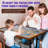 Jigsaw Puzzle Table with Legs, Puzzle Board with 10-Tilting-Angle & Height Adjustable for 1500 Piece