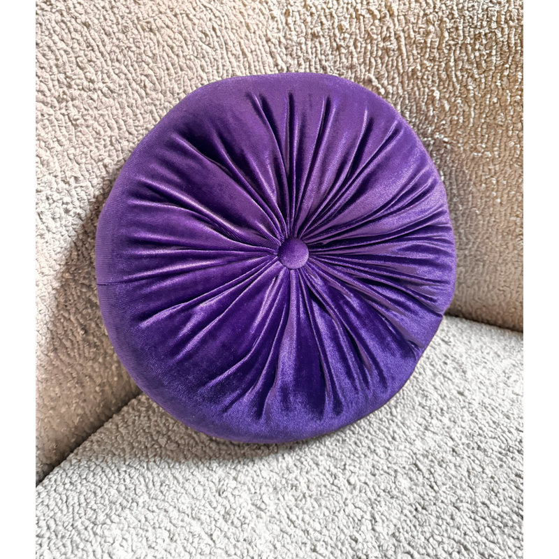 Coussin Therese, H 12 po x l 12 po, Mauve royal