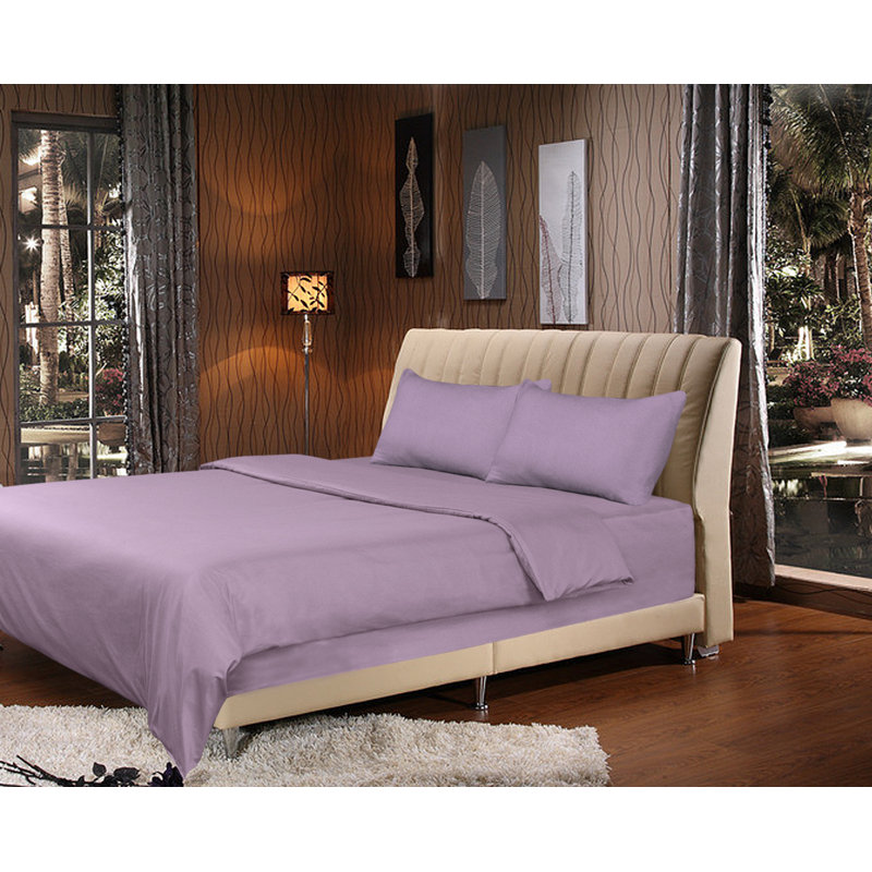 Modern & Contemporary Duvet Cover, Full, Lavender