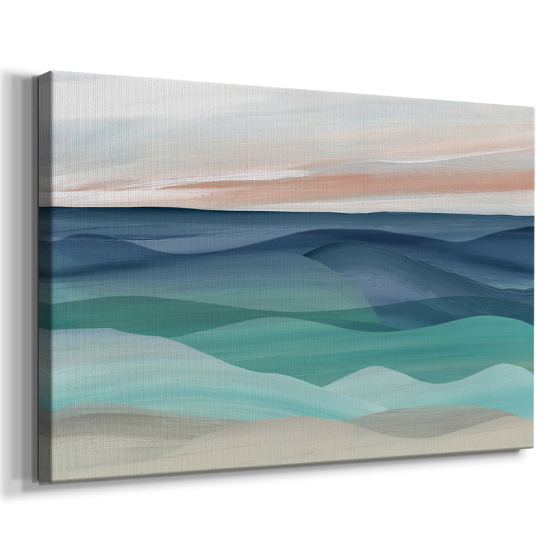 «Shifting Seas», toile tendue avec châssis, H 12 po x l 18 po